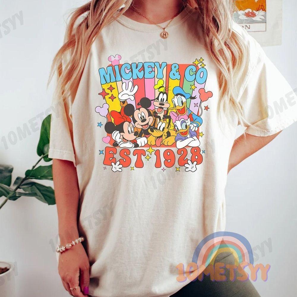 Vintage Mickey And Co Est 1928 Vuitino Shirt Vintage Mickey And Co Est 1928 Vuitino Shirt
